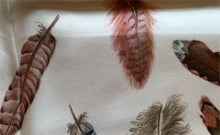 Load image into Gallery viewer, Hermes Paris Carre 90 Silk 100% Scarf Stole Feather Plumes Pink Border Accessory
