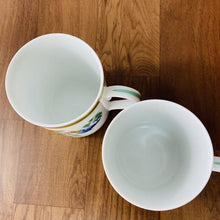 Load image into Gallery viewer, HERMES Paris Authentic Toucans Mug Cup 2 Pieces Porcelain White Multicolor w/Box
