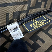Load image into Gallery viewer, Fendi Authentic Zucca Logo Monogram Long Umbrella Brown Polyester Italy Vintage
