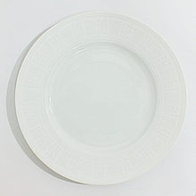 Load image into Gallery viewer, Hermes Paris Authentic Egée Dinner Plate D27cm White Porcelain Tableware w/Box
