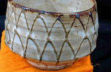 Load image into Gallery viewer, Mashiko Ware by Ichiro Kimura Namihaku Glazed Tea Bowl Pottery Antique 13x9cm
