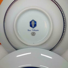 Load image into Gallery viewer, HERMES Bleus d&#39;Ailleurs Soup Pasta Plate 4 Pieces 24cm Dinnerware Tableware Blue
