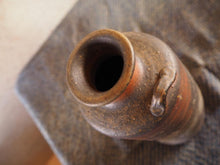 Load image into Gallery viewer, Japanese Bizen Ware By TOHO KIMURA Eared Jar Vase Antique Interior w/Box
