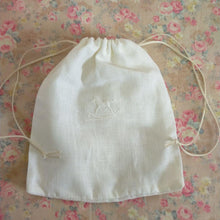 Load image into Gallery viewer, HERMES Paris Authentic Baby First Shoes 10cm Linen 100% Hemp White Snap w/Box
