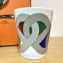 Load image into Gallery viewer, Hermes Paris Rallye 24 Pair Mug Cup Porcelain Multicolor Tableware 240ml w/Box
