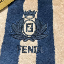 Load image into Gallery viewer, Fendi Auth. Zucca Pecan Pattern Blanket Throw Brown 100% Cotton 140×210cm w/Box
