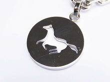 Load image into Gallery viewer, Hermes Berloque Amulette 4 Motifs Bag Charm Cadena Horse H Dog Silver Plated Box
