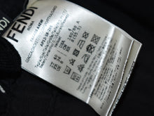 Load image into Gallery viewer, Fendi Zucca Logo Zip Up Poncho Short Cape Polyester Wool Ladies Size 40 Brown

