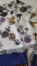 Load image into Gallery viewer, HERMES Paris Auth. Carre 90 100% Silk Champignons Mushrooms Scarf Stole Green
