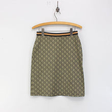 Load image into Gallery viewer, Fendi Auth. Zucca FF Logo Mania Skirt Beige Brown Nylon Blend Size 42 Italy

