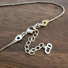 Load image into Gallery viewer, Christian Dior Circle Star Chain Necklace Pendant Silver Plated 43.5cm Vintage
