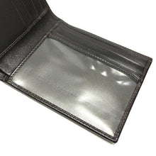Load image into Gallery viewer, FENDI FF Zucca Logo Folding Mini Wallet Brown Canvas Leather Card Pockets w/Box
