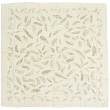 Load image into Gallery viewer, Hermes Paris Carre 90 Silk 100% Scarf Stole Feather Plumes Cream Color Accessory
