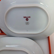 Load image into Gallery viewer, Hermes Paris Rallye 24 Oval Mini Plate 2 Pieces Green 15.5x12cm Porcelain w/Box
