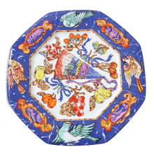 Load image into Gallery viewer, HERMES Marqueterie De Pierres d&#39;Orient et d&#39;Occident Plate 24cm Porcelain w/Box
