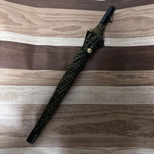 Load image into Gallery viewer, Fendi Authentic Zucca Logo Monogram Long Umbrella Brown Polyester Italy Vintage
