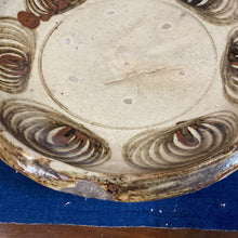 Load image into Gallery viewer, Edo Period Horse Eye Plate Old Seto Mino Ware Plate Folk Art Pottery D33.5cm
