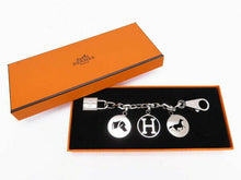 Load image into Gallery viewer, Hermes Berloque Amulette 4 Motifs Bag Charm Cadena Horse H Dog Silver Plated Box
