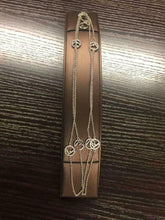 Load image into Gallery viewer, FENDI Authentic LONG NECKLACE F LOGO CIRCLE Charm RHINESTONE Made in Italy w/Box

