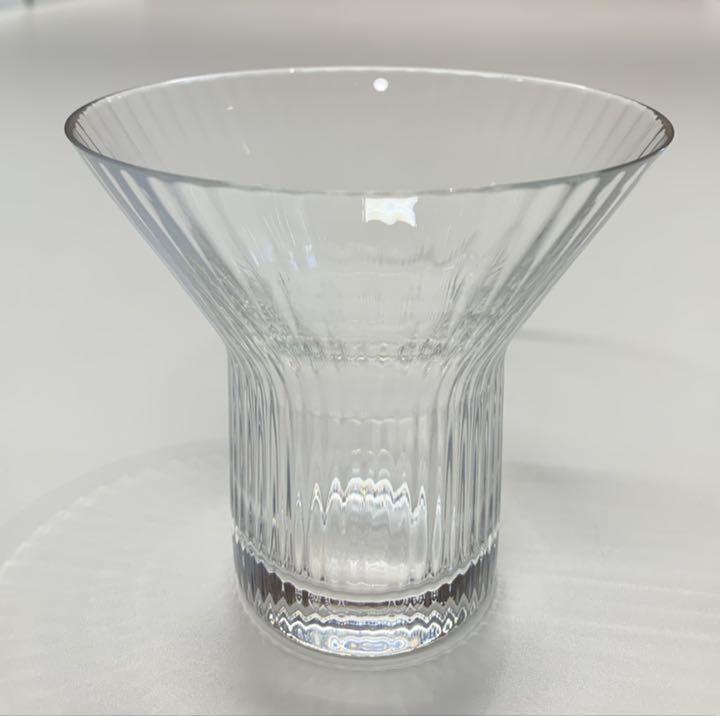 HERMES Paris Crystal Clear Dessert Glass Cup Bowl Glassware Tableware w/Box