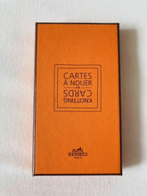Load image into Gallery viewer, Hermes Paris Authentic Knotting Card No.6 Scarf Winding Arrangement Card Orange
