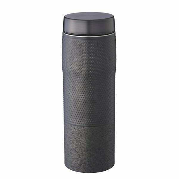 TIGER MJX+A482 KAF Stainless Steel Bottle Black Mug Bottle Japanese Motif design