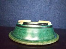 Load image into Gallery viewer, Japanese Bonsai Pot By Tokoname Koyo Green Glazed Round Flower Pot W14xH4cm
