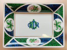 Load image into Gallery viewer, Christian Dior Ashtray Accessory Trinket Case Porcelain Multicolor 12x16.5cm
