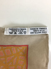 Load image into Gallery viewer, Hermes Paris Carre 90 Silk 100% Scarf Stole LES BALLETS RUSSES Orange Accessory
