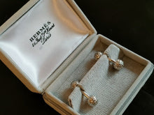 Load image into Gallery viewer, Hermes Paris Golf Ball Motif Cuffs Cufflinks Silver 925 Men&#39;s Accessory w/Box
