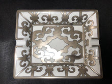 Load image into Gallery viewer, Hermes Ashtray Cigar Tray Porcelain Balcon du Guadalquivir Platinum Interior
