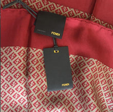 Load image into Gallery viewer, Fendi Authentic Zucca Logo Pattern Scarf Stole 100% Silk Italy Made 67 x 67.5cm
