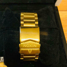 Load image into Gallery viewer, NIXON Capital Automatic Winding Analog Watch A089-510 Gold 10ATM Water Resistant
