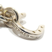 Load image into Gallery viewer, Hermes Paris Horseshoe Motif Chain Toggle Necklace Pendant Silver 925 w/Box
