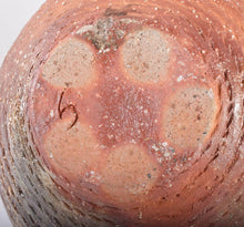 Load image into Gallery viewer, Japanese Shigaraki Ware Takahashi Rakusai Jomon Inlaid Flower Jar Pottery w/Box
