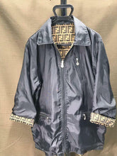 Load image into Gallery viewer, Fendi Auth. Zucca Pattern Reversible Blouson Coat Jacket Zipper Brown Unisex
