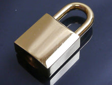 Load image into Gallery viewer, Christian Dior Logo Cadena Padlock &amp; Keys Gold GP Bag Charm Vintage Accessory
