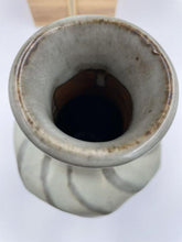 Load image into Gallery viewer, Japanese Pottery Ryuta Shimaoka Inlaid Hexagonal Tsubo Jar Flower Vase w/Box
