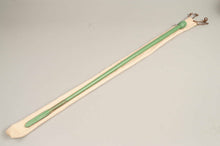 Load image into Gallery viewer, Hermes Paris Authentic Horse Whip Horse Riding Crop Light Green Leather 70cm
