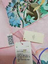 Load image into Gallery viewer, HERMES Paris Carre 90 100% Silk Au Coeur de la Vie Scarf Stole Pink Multicolor
