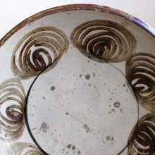 Load image into Gallery viewer, Edo Period Horse Eye Plate Seto Stone Mino Ware Platter Folk Art Pottery D34.5cm
