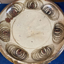 Load image into Gallery viewer, Edo Period Horse Eye Plate Old Seto Mino Ware Plate Folk Art Pottery D33.5cm
