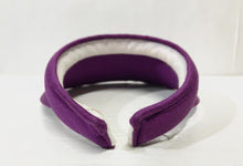 Load image into Gallery viewer, Christian Dior Emblem Embroidered Sun Visor Cap Purple Cotton Ladies Vintage
